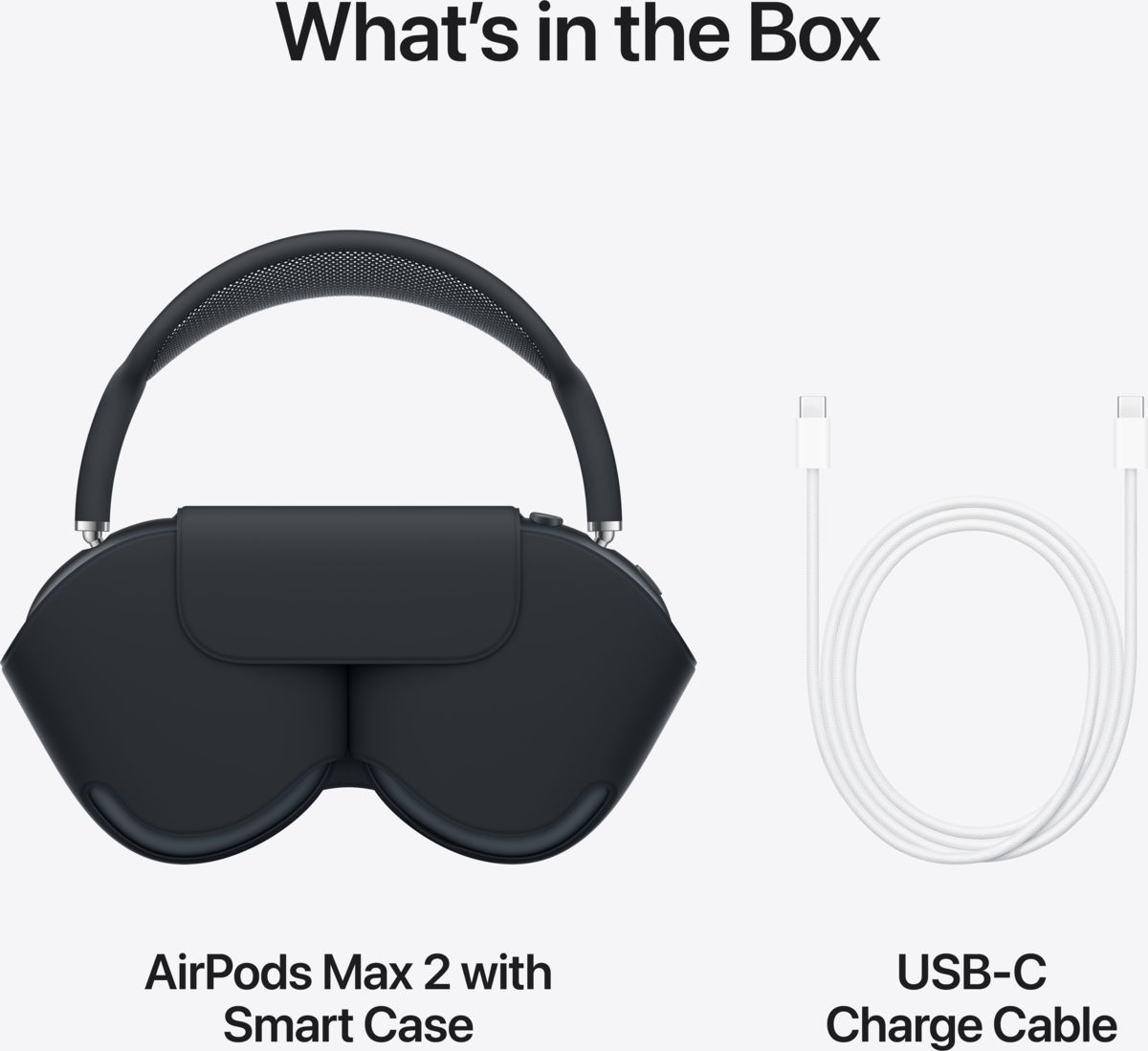 Apple AirPods Max 2 2026 Active Noise Cancelling Wireless Bluetooth Over Ear Headphones Midnight A3454 MHWK4ZM/A