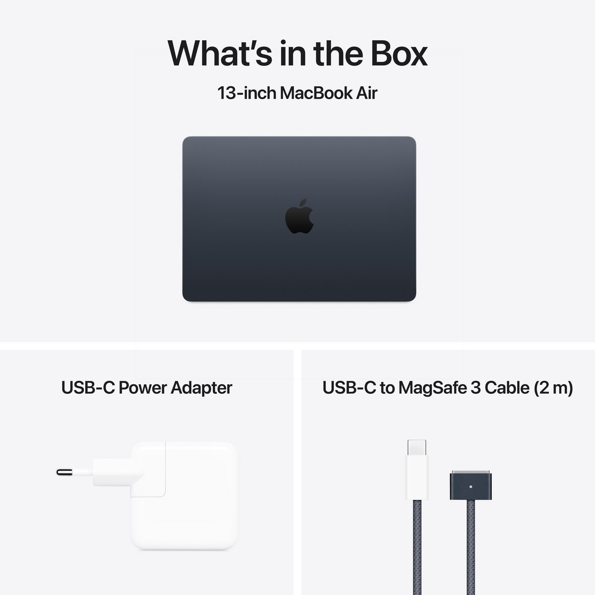 Apple MacBook Air 13 2025 M4 10-Coe CPU 8-Core GPU 16GB RAM 256 GB SSD MW123B/A