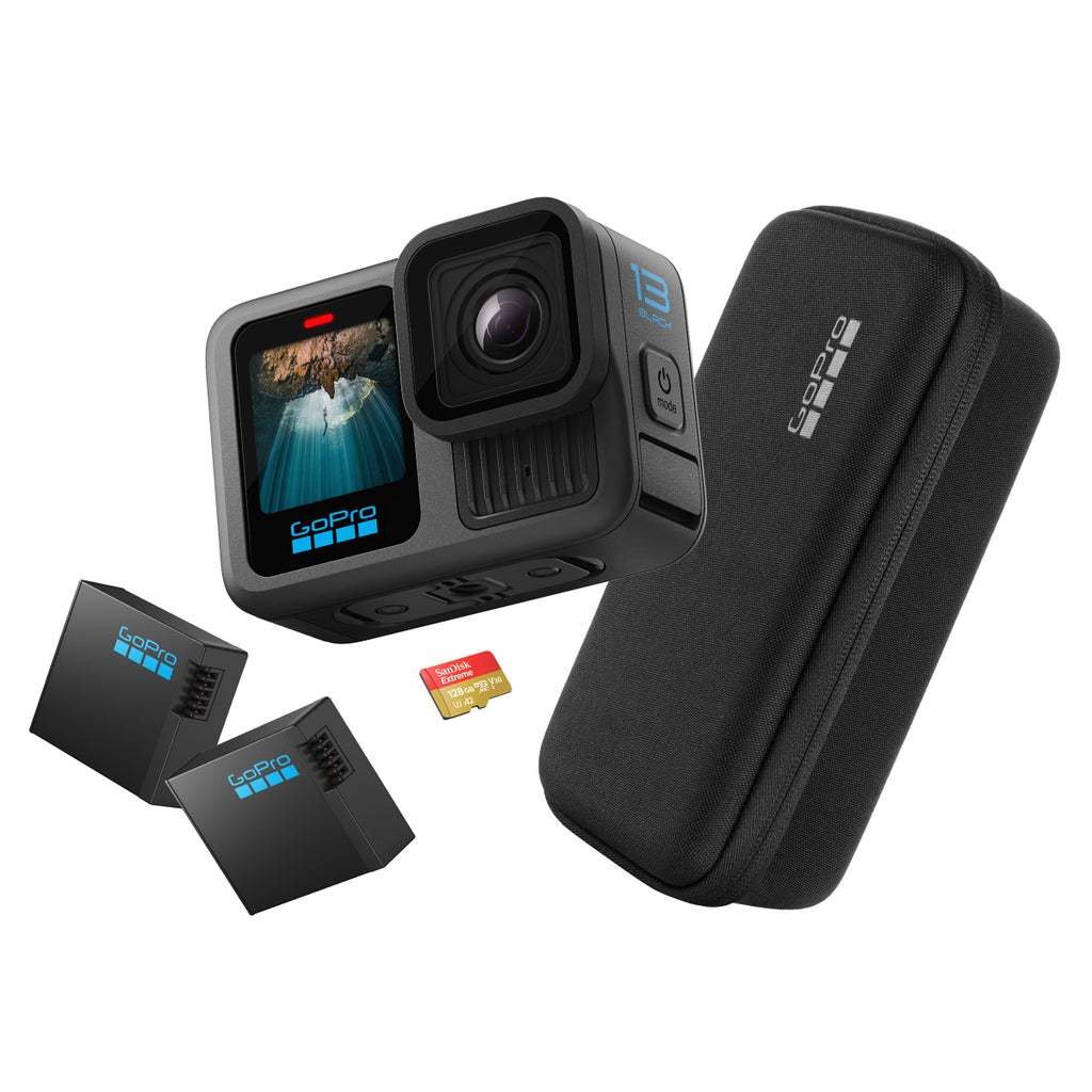 GoPro HERO13 Black Action Camera Bundle 128GB SSD Mounting 5.3K 27MP CHDCB-131