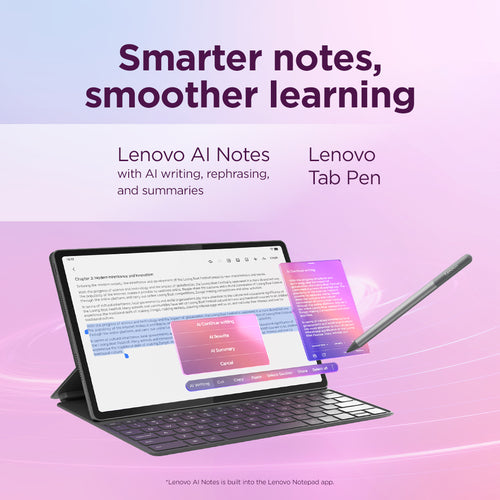 Lenovo Idea Tab Plus 12" Wi-Fi 12GB RAM 256GB SSD Tablet Keyboard Pen ZAG70709GB