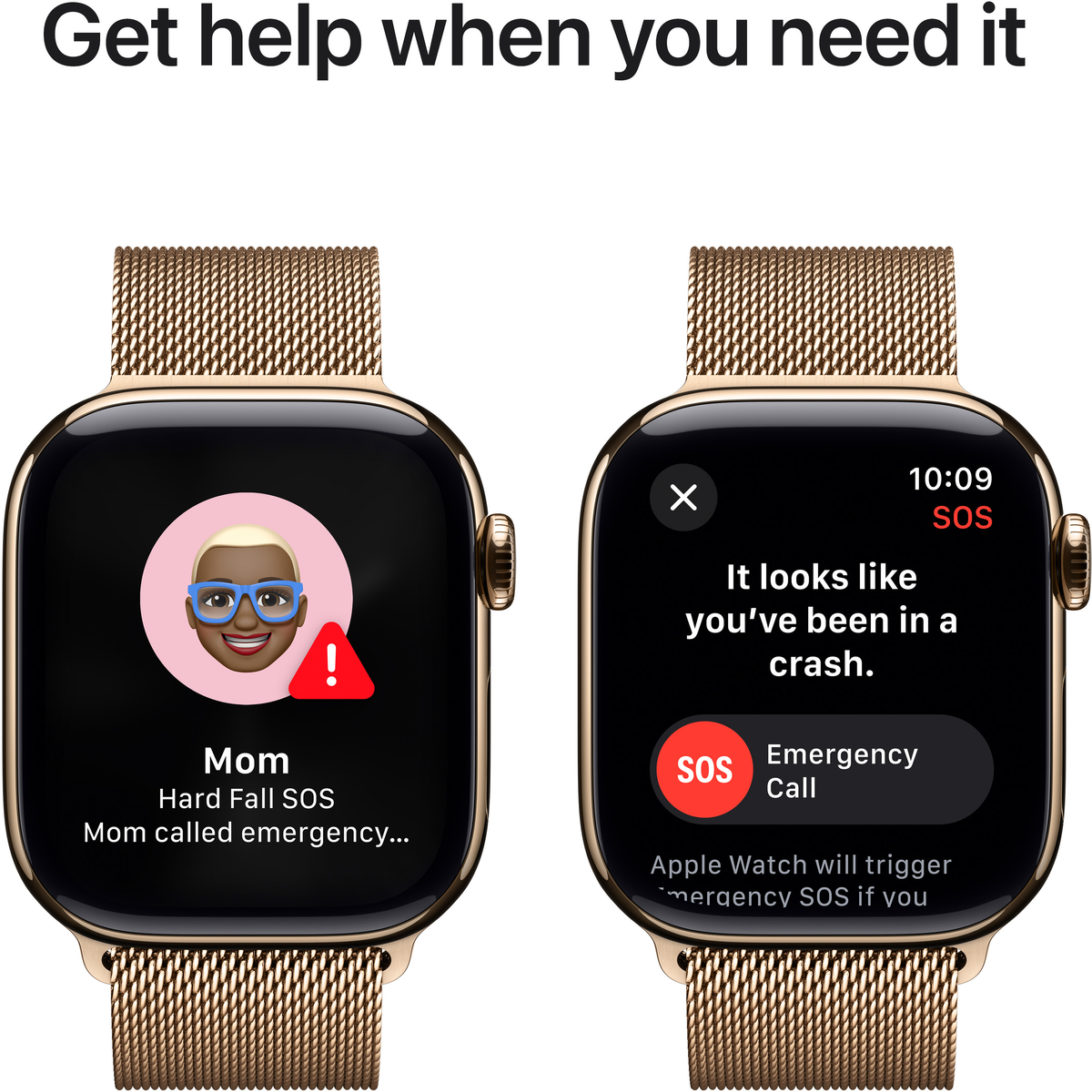 Apple Watch Series 10 42mm GPS+Cellular Milanese Gold Titanium 2024 MX083QA/A