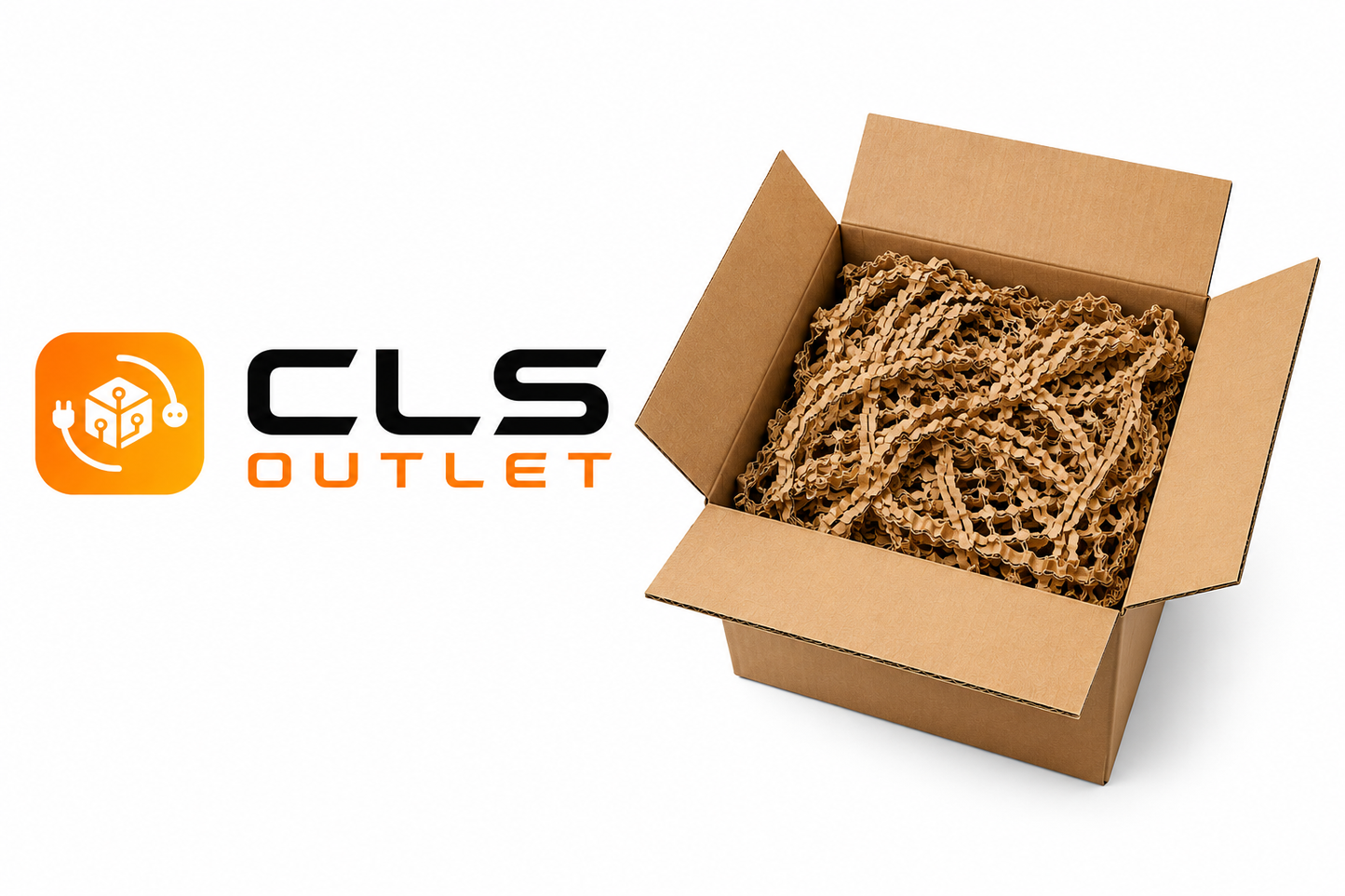Cardboard Packaging Shred - 10kg Pack (Eco Loose Void Fill / Protective Packing Material)