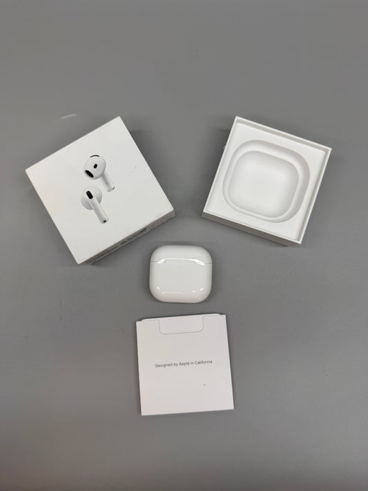 Apple AirPods 4 Wireless Bluetooth Noise Cancelling Headphones White MXP93ZM/A
