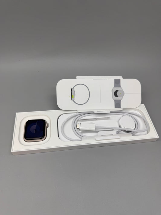 Apple Watch Series 10 2024 40mm GPS Starlight  Sport Band Smartwatch MEH34MP/A