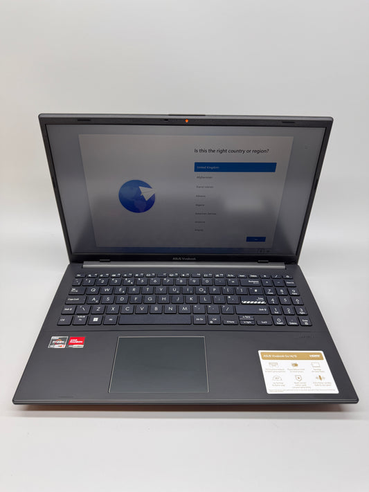 Asus VivoBook Go Laptop 15" Ryzen 5 7520U 16GB RAM 512 GB SSD E1504FA-BQ2566W