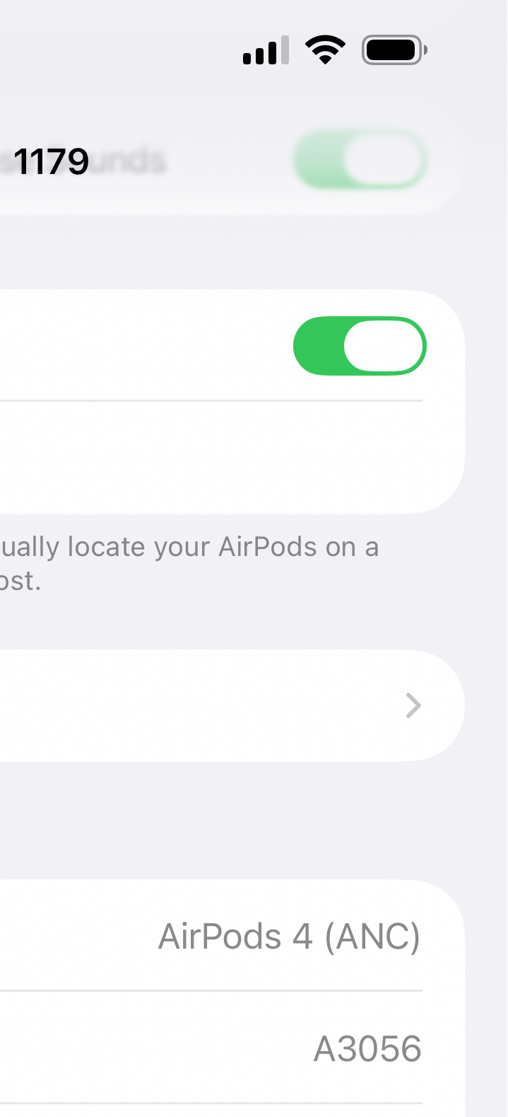 Apple AirPods 4 White Wireless Bluetooth Noise Cancelling Earbud In Ear MXP93ZM/A