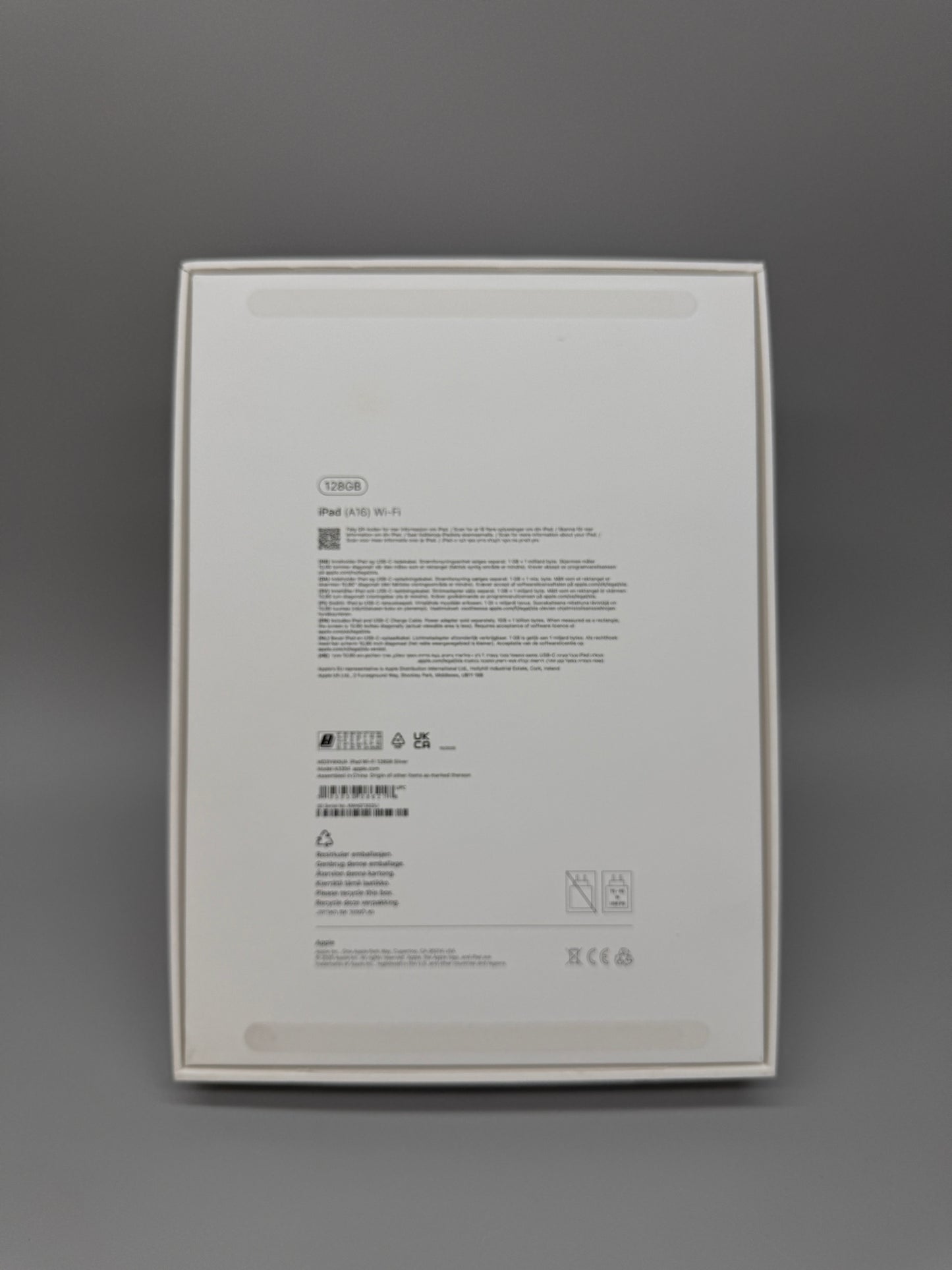 Apple iPad 11 Wi-Fi 128GB Silver A16 Bionic Tablet MD3Y4KN/A A3354