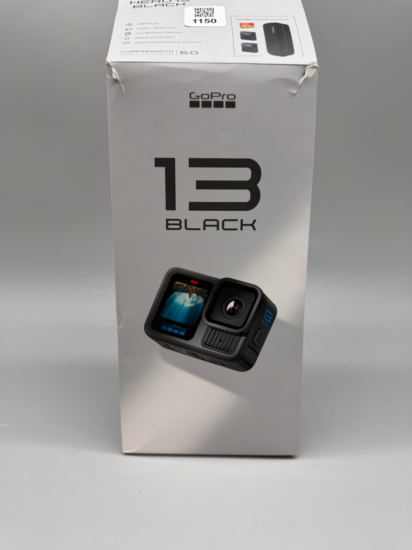 GoPro HERO13 Black Action Camera Bundle 128GB SSD Mounting 5.3K 27MP CHDCB-131