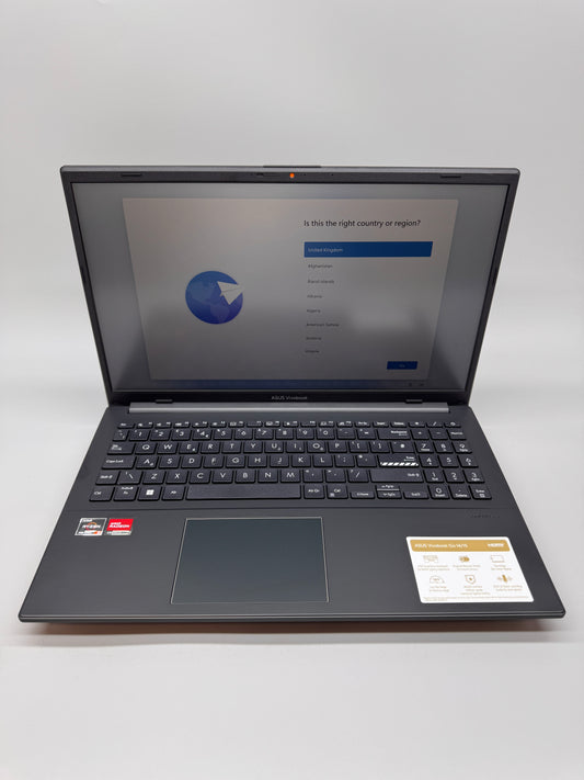 Asus VivoBook Go 15.6in Laptop AMD Ryzen 5 7520U 4 Radeon 610M 16GB RAM 512GB SSD IPS Windows 11 Home Black E1504FA-BQ2566W