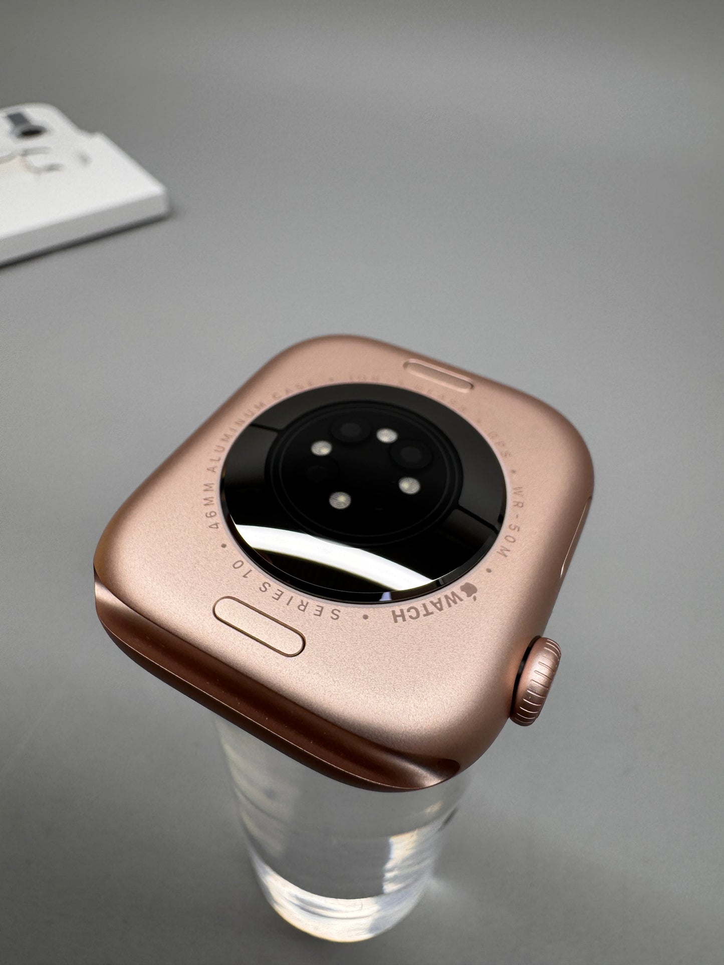 Apple Watch Series 10 2024 46mm GPS Rose Gold Aluminium Sport Band Smartwatch MWWU3QA/A