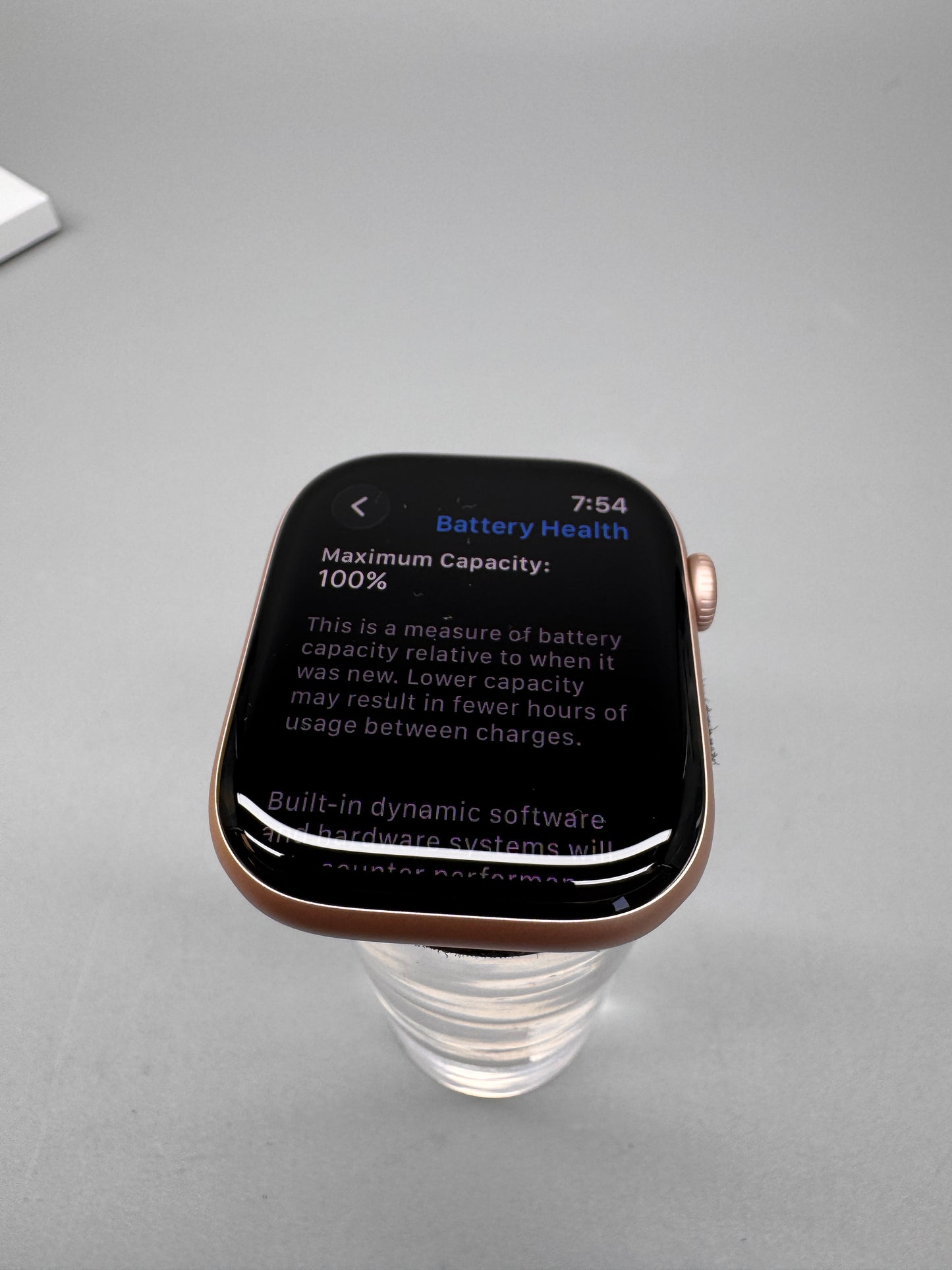 Apple Watch Series 10 2024 46mm GPS Rose Gold Aluminium Sport Band Smartwatch MWWU3QA/A