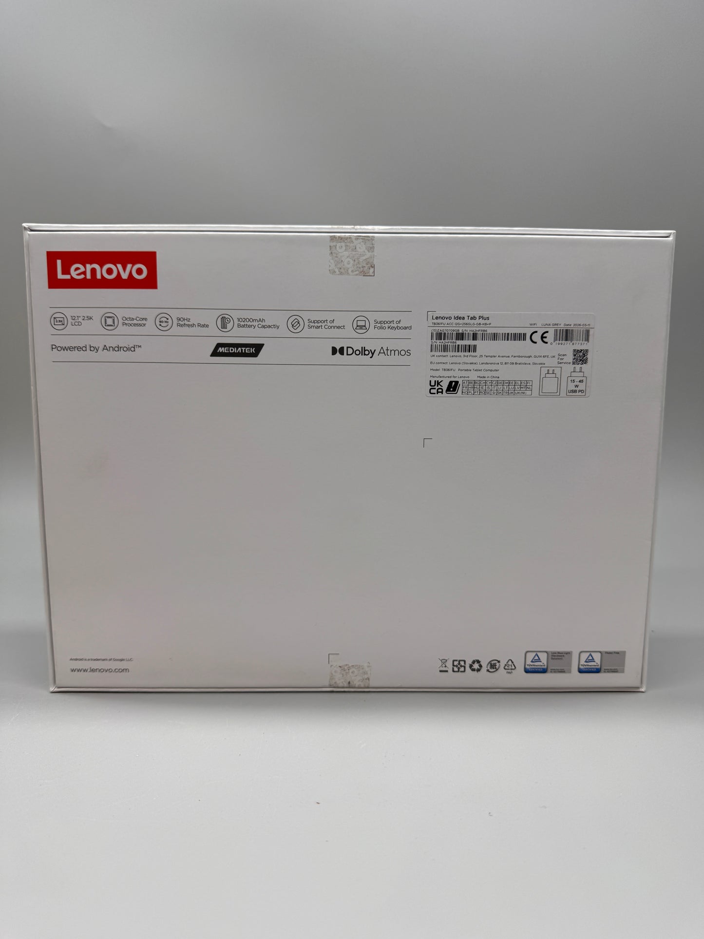 Lenovo Idea Tab Plus 12" Wi-Fi 12GB RAM 256GB SSD Tablet Keyboard Pen ZAG70709GB