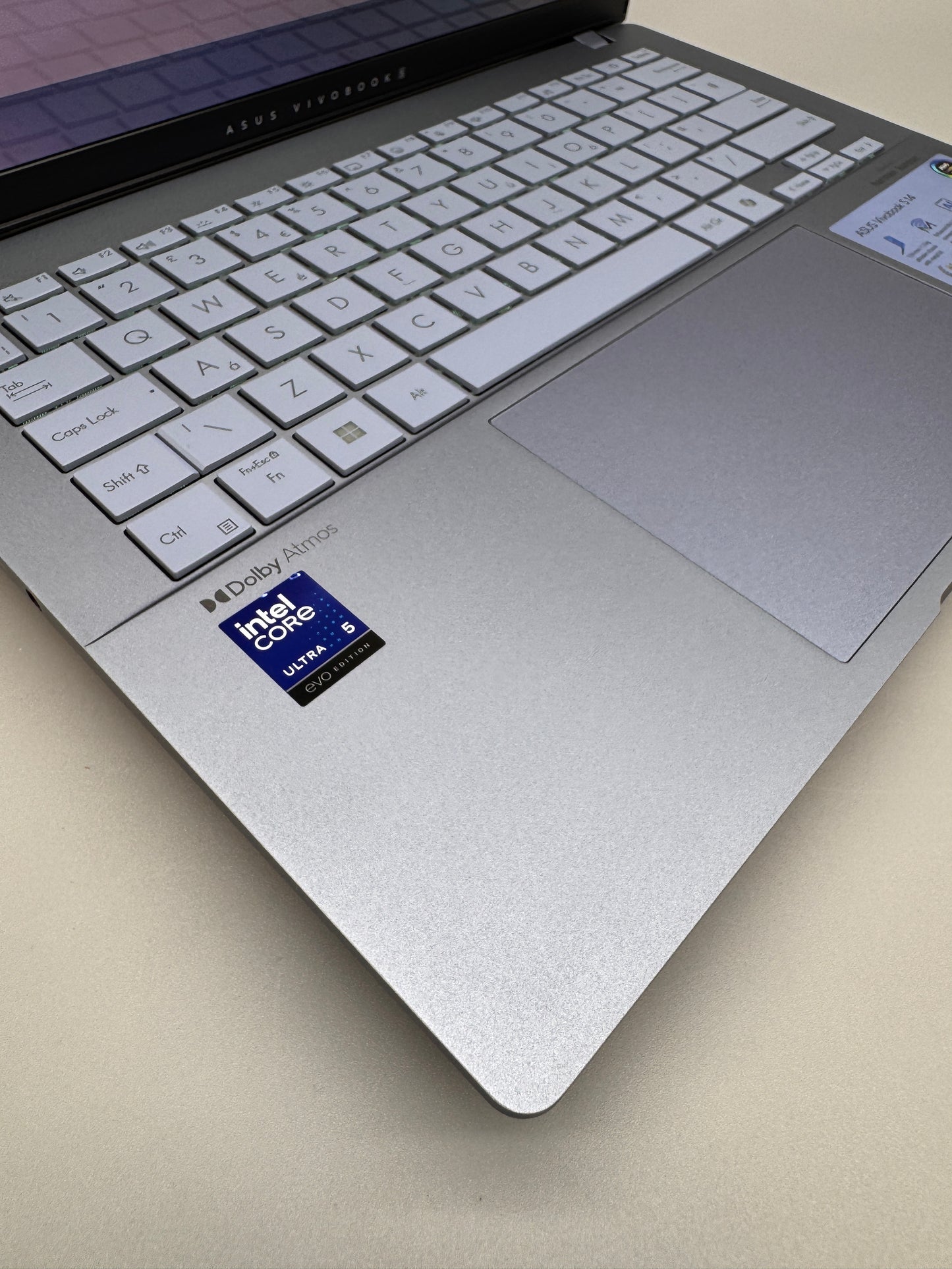 Asus VivoBook S 14 OLED Laptop 14in Intel Core Ultra 5 226V Arc Graphics 130V 16GB RAM 512GB SSD OLED Windows 11 Home Blue S5406SA-QD004W