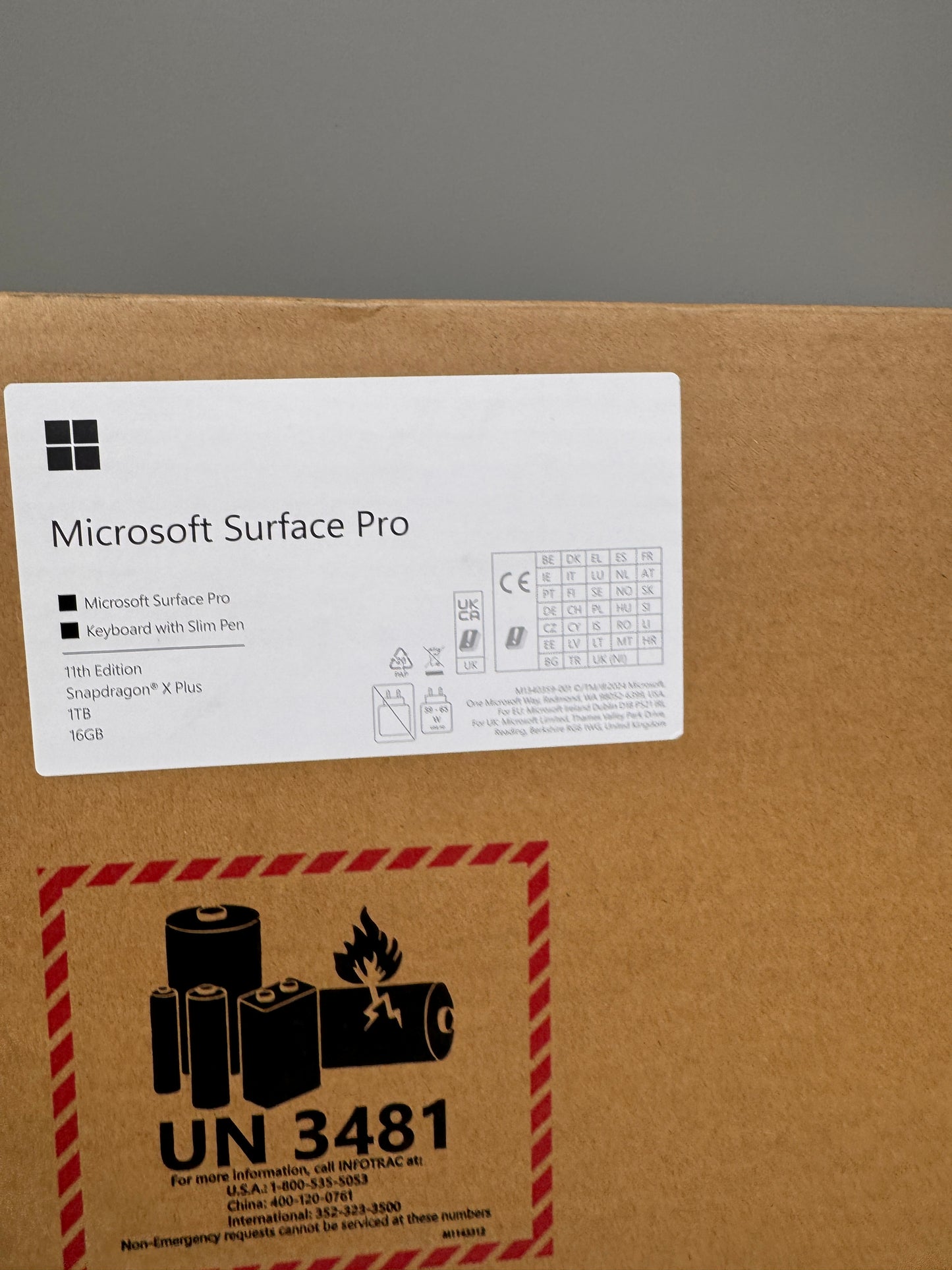 Microsoft Surface Pro 13in IPS Touchscreen Laptop Tablet with Pen Snapdragon X Plus 10-Core 16GB RAM 1TB SSD Windows 11 Home Black EP2-25963