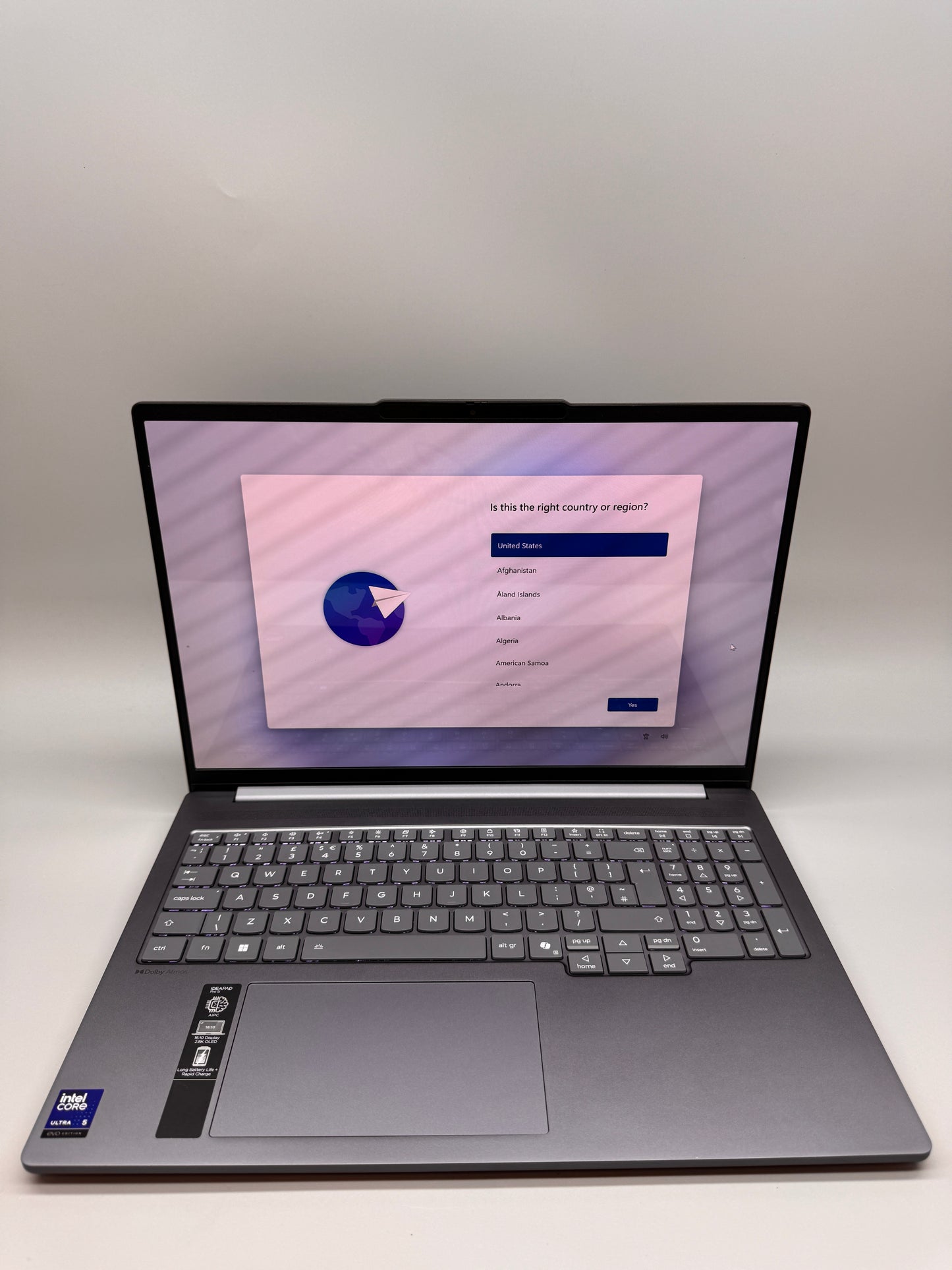 Lenovo IdeaPad Pro 5 16IAH10 16in Laptop Intel Core Ultra 225H 14 Arc 130T 24GB RAM 1TB SSD OLED Windows 11 Home Grey 83JM0039UK