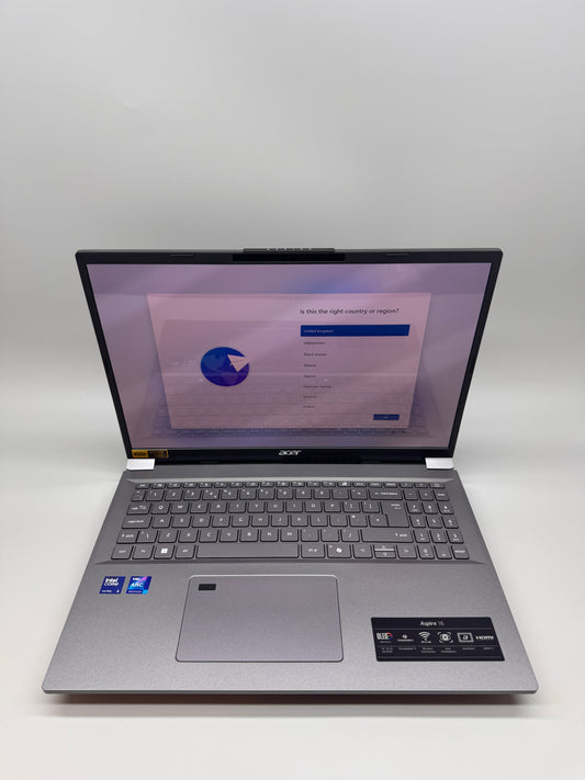 Acer Aspire 16in Laptop Intel Core Ultra 5 125H 14 16GB RAM 512GB SSD OLED Windows 11 Home Iron NX.J5LEK.003 A16-71M-56LE