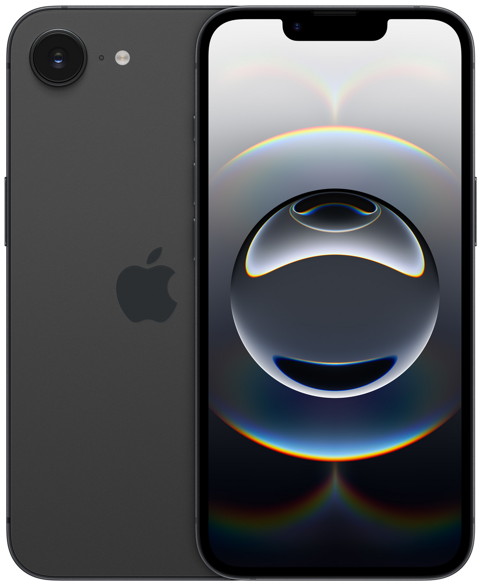 Apple iPhone 16e 128GB 5G Factory Unlocked 48MP Camera Smartphone Black MD1Q4QN/A